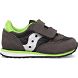 Kids' Saucony Baby Jazz Hook & Loop Sneakers Grey / Black / Green | Singapore 701NWYB